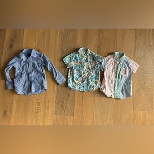 Boys J Crew Crewcuts Button Down shirts - size 3